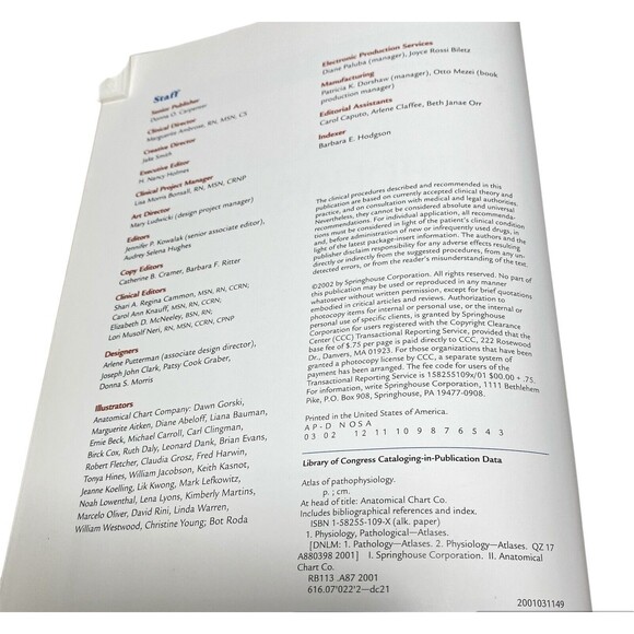 NEW Anatomical Chart Company Atlas of Pathophysiology Hardcover Color Pristine - Picture 3 of 16